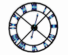 {MRJ}Blue Wall Clock