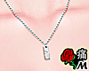 蝶 Plaque Necklace