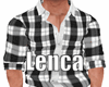 Loose plaid shirt