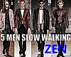 SLOW WALKING 5 MEN