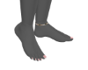realistic feet