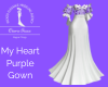 My Heart Purple Gown