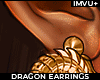 ! mulan dragon earrings