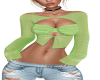 Sassy Neon Green Top