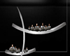 Silver Candle Wall Decor
