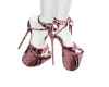 pynk snake heels