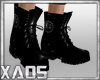 Black Latex Boots