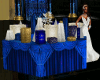 Blue Gift Table