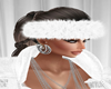 White Fur Headband