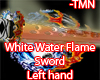 White WaterFlame Sword L