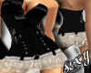 (X)wearing lace skirt