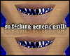 generic grillz in blue