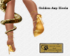 Golden Asp Heels