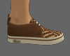 brown shoes brought