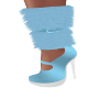Blue Snowcap Heels