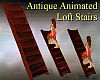 Antq Loft Stairs chry/Bk