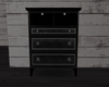 {E} Black Tall Drawers