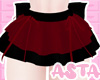 A. Maid black\red skirt