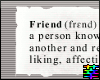 :S "Friend" Definition