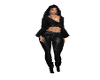 black lether pants