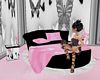 Pink & Black Pose Bed