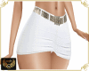 NJ] White mini skirt