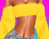 Slouched Top Yellow