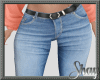Priya Belted Jeans Faded