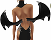 (K) black devil wings