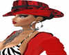 Stylish Leopard Red Hat