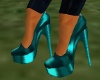 !C-Sexy Step Teal Shoes