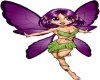 Dk Purple fairy sticker