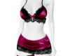 lace cross pink set