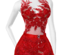 Red-Lace Dress