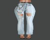 !R! Chain Flare Jeans RL