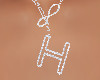 Infinity H Necklace