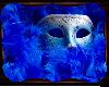 Blue mask masquerade