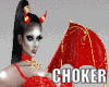 Hot Devil Woman Choker