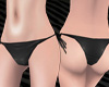[R] Black bikini bottom.