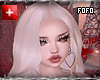 Adoore You Valentine Denim Soft Beauty White Hair (fofo fits)