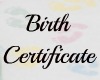 {F} Birth Certificate