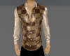 BROWN KNIT LV VEST
