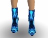 (T)Blue flame boots