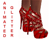 Glitter red heels ANI 