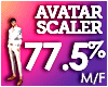 AVATAR SCALER 77.5%