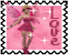 Pink Fairy Love Stamp