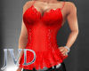 JVD Red Lace Top