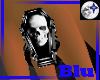 Blu~ PVC.Coffin- Skull