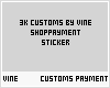 3K Support Sticker