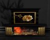 (SRS) Gld Rose Fireplace